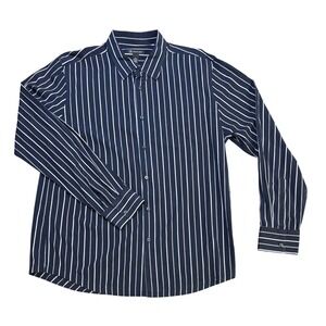 INC International Concepts XXL Striped Long‎ Sleeve Shirt Menswear
